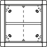 Ritto 1881530 Unterputzrahmen 4 Modulplätze quadratisch titan 