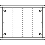 Ritto 1883870 Aufputzrahmen 12 Modulplätze weiß 