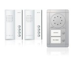 Ritto 1891220 Portier Audio Set 2 Wohnungen silber/weiß 