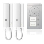 Ritto 1891220 Portier Audio Set 2 Wohnungen silber/weiß 