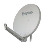 Televes S75QSD-W QSD-Line Offset Reflektor 75x85cm Weiß 