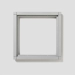 Siedle KR611-2/2-0SM Kombirahmen Silber-Metallic 200016829-01 