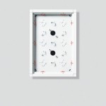 Sonderartikel: Siedle GA612-3/2-0DG Gehäuse-Aufputz Dunkelgrau-Glimmer 200039128-00 