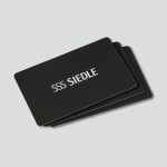 Siedle EKC600-01/03 Electronic-Key-Card Schwarz 210010784-00 3 Stück 