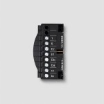 Siedle DRM612-... Klemmblock Schwarz 210010988-00 