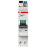 ABB DSX301CA-C10/0,03 FI/LS-Schalter, 1 TE 6kA, 1P+N, Typ A, C10, 30mA 