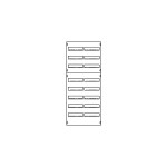 Striebel & John 2V4A Reiheneinbaugeräte-Modul Reihenabstand 125mm 8RE / BH4 2FB 2CPX037652R9999 