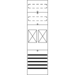 Striebel & John FB16 Zählerfeld ohne Verdrahtung mit BKE-I 6RE 2CPX054033R9999 