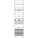 Striebel & John BF17B2 Zählerfeld 7RE 2Z vorverdrahtet mit BKE-I 2CPX054075R9999 