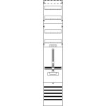 Striebel & John DF19B1V Zählerfeld 9RE 1Z+2RE vorverdrahtet mit Zählerkreuz 2CPX054086R9999 