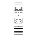 Striebel & John BF17T2 Zählerfeld 7RE 1S vorverdrahtet mit BKE-I 2CPX054126R9999 