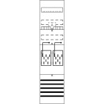 Striebel & John BF17L2 Zählerfeld 7RE 2Z vorverdrahtet mit BKE-I 2CPX054132R9999 