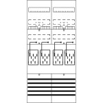 Striebel & John BF27M4 Zählerfeld 7RE 4Z vorverdrahtet mit BKE-I 2CPX054163R9999 