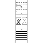 Striebel & John BF16A11 Zählerfeld 6RE 1Z1R vorverdrahtet mit BKE-I 2CPX054165R9999 