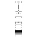 Striebel & John FD19XM2 Zählerfeld ohne Verdrahtung mit Dreipunkt-Befestigung 9RE 2CPX054194R9999 