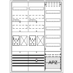 Striebel & John BA37BG Komplettschrank AP BKE-I A37 2Z2R1V5A2 2CPX054211R9999 