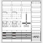 Striebel & John BA47BH5 Komplettschrank AP BKE-I A47 2Z2R1S1V5A2 2CPX054218R9999 