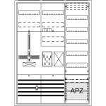 Striebel & John BA37FC Komplettschrank AP BKE-I A37 1Z1R1S1V5A2 2CPX054221R9999 