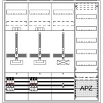 Striebel & John DA47BH5 Komplettschrank AP Dreipunkt A47 2Z1S1V5A2 2CPX054259R9999 