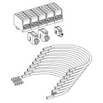 Striebel & John ZAZ252 Ausrüstsatz 5pol. 25 mm² 1 Zähler oben 2CPX054323R9999 