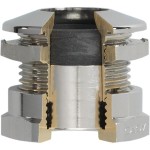 Kaiser 1040.17.40.065 Kabelver. Progress ultraFLAT Ms M16x1.5 Kabel Ø 5.0-6.5 mm Dichtung TPE schwarz 25 Stück 