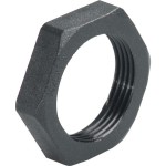 Kaiser 8217.40 Gegenmutter Kst. M16x1.5 Schwarz RAL 9005 100 Stück 