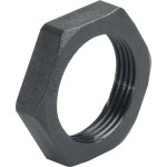 Kaiser 8250.40 Gegenmutter Kst. M50x1.5 Schwarz RAL 9005 10 Stück 