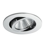 Brumberg 12261023 LED-Einbaustrahler 350 mA 7W 38° 2700K rund schwenkbar chrom IP20 