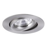 Brumberg 12276153 LED-Einbaustrahler 350 mA 6W 36° 3000K rund schwenkbar nickel matt IP2 