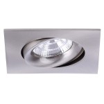 Brumberg 12286153 LED-Einbaustrahler 350 mA 6W 36° 3000K quadratisch schwenkbar nickel ma 