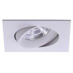 Brumberg 12286173 LED-Einbaustrahler 350 mA 6W 36° 3000K quadratisch schwenkbar strukturw 