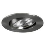 Brumberg 12293153 LED-Einbaustrahler 350 mA 6W 36° 3000K rund schwenkbar nickel matt IP2 