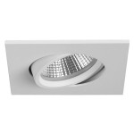 Brumberg 12295173 LED-Einbaustrahler 350 mA 6W 36° 3000K quadratisch schwenkbar strukturw 