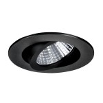 Brumberg 12361084 LED-Einbaustrahler 350 mA 7W 38° 4000K rund schwenkbar schwarz IP20 