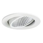 Brumberg 12491073 LED-Einbaustrahler 350 mA 12W 38° dim2warm 3000K - 1800K rund schwenkb 