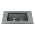 Brumberg 14678223 LED-Bodeneinbauleuchte 230V AC 50 Hz 2 x 5,4W je 30° 3000K edelstahl M 