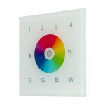 Brumberg 18194070 RGBW-Funk-Wandpanel weiss zu 18192000 zur Ansteuerung von RGBW-LED- Modulen für 