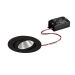 Brumberg 38261083 LED-Einbaustrahler 230V AC 50 Hz 7W 38° 2700K rund schwenkbar schwarz 