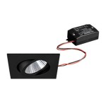 Brumberg 38364083 LED-Einbaustrahler 230V AC 50 Hz 7W 38° 3000K quadratisch schwenkbar, 