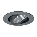 Brumberg 39361253 LED-Einbaustrahler 230V AC 50 Hz 7W 38° 3000K rund schwenkbar alu mat 