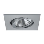 Brumberg 39364253 LED-Einbaustrahler 230V AC 50 Hz 7W 38° 3000K quadratisch schwenkbar, 