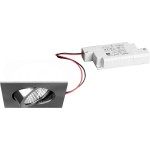 Brumberg 39365153 LED-Einbaustrahler 230V AC 50 Hz 6W 38° 3000K quadratisch schwenkbar, 