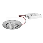 Brumberg 39373023 LED-Einbaustrahler 230V AC 50 Hz 6W 38° dim2warm 3000K - 1800K rund, 