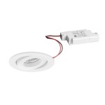 Brumberg 39377173 LED-Einbaustrahler 230V AC 50 Hz 7W 40° 3000K rund schwenkbar struktu 