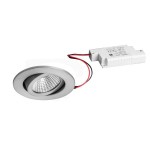 Brumberg 39461253 LED-Einbaustrahler 230V AC 50 Hz 6W 38° dim2warm 3000K - 1800K rund, 