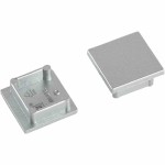 Brumberg 53039260 QualityFlex ONE Endkappen-Set zu Anbauprofil hoch 53381 silber 