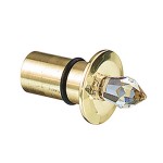 Brumberg 9731.05 Kristall-Austrittselement gold zu Faser S2 und S2M Aussendurchmesser: 17,5mm 