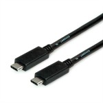 roline 11.02.9053 USB 3.2 Gen 2 Kabel Emark C-C Stecker/Stecker 10Gbit/s 100W schwarz 1 Meter 
