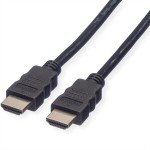 roline 11.04.5545 HDMI High Speed Kabel mit Ethernet schwarz 5 Meter 