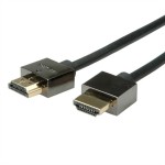 roline 11.04.5593 Notebook HDMI High Speed Kabel mit Ethernet schwarz 3 Meter 